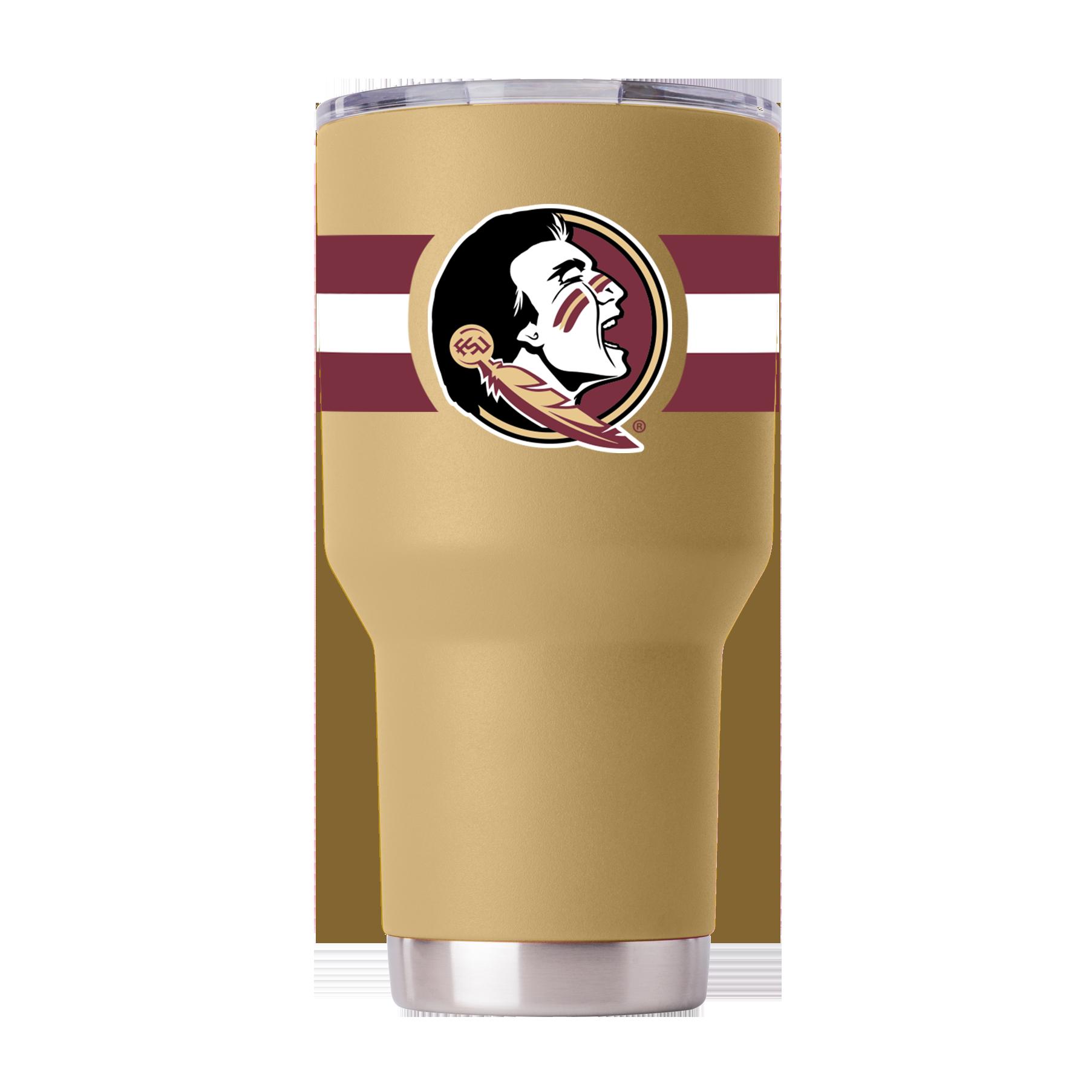 Florida State Gold Striped Tumbler