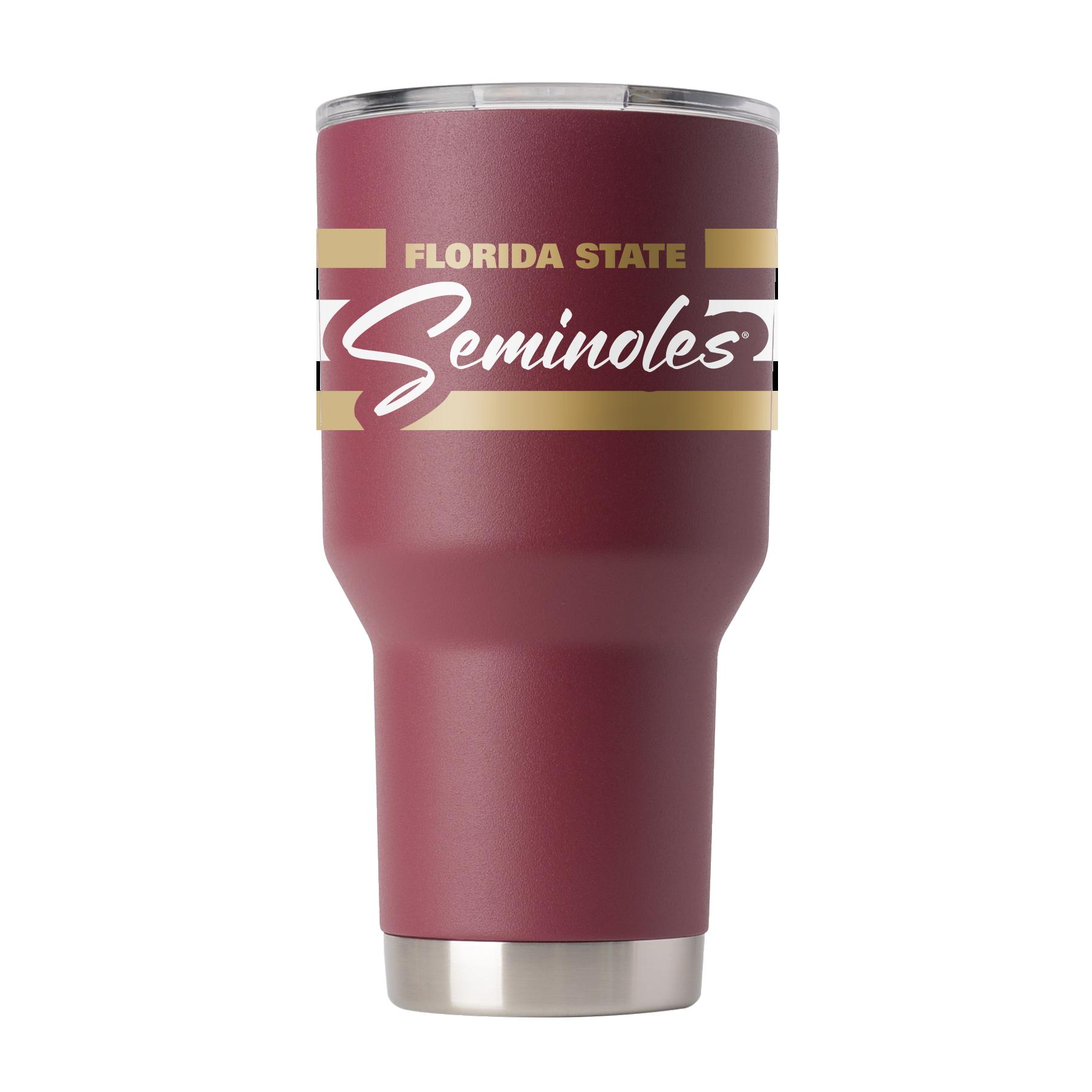 Florida State Script Garnet Tumbler