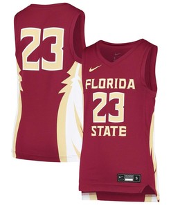 Florida State Seminoles 23 Team Basketball Men Jersey - Garnet