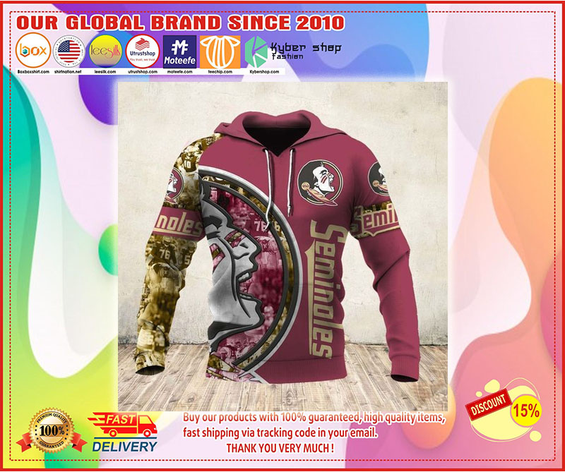 Florida State Seminoles 3D Hoodie