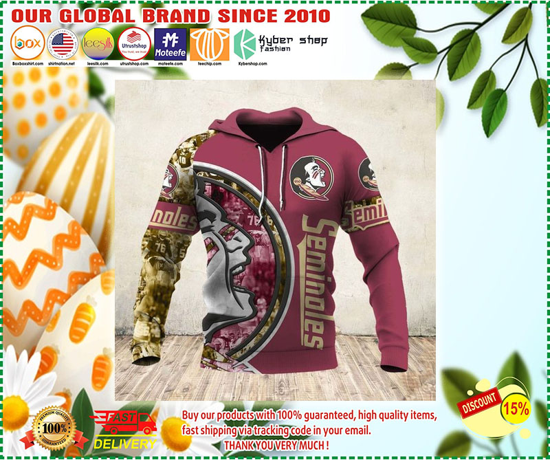 Florida State Seminoles 3D Hoodie