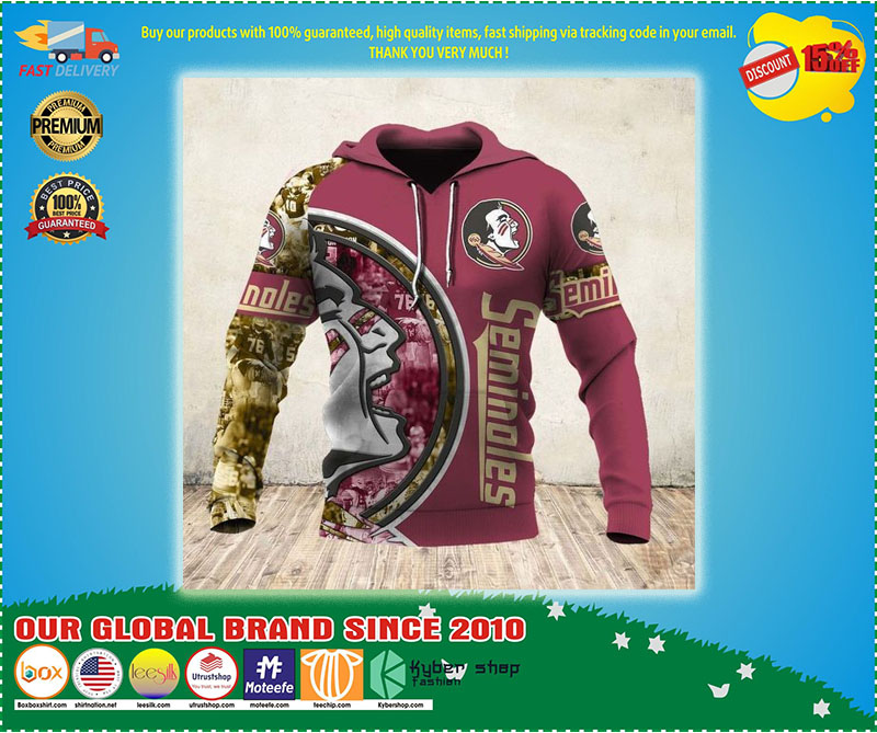Florida State Seminoles 3D Hoodie