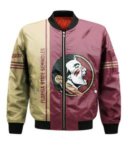 Florida State Seminoles Bomber Jacket Half Style - NCAA