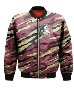 Florida State Seminoles Bomber Jacket Sport Style Keep Go On - NCAA