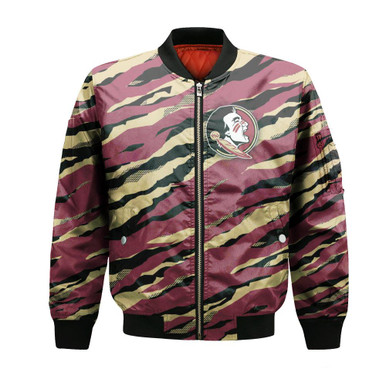 Florida State Seminoles Bomber Jacket Sport Style Keep Go On - NCAA