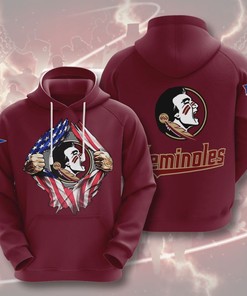 Florida State Seminoles Custom All Over Print Hoodie 3D