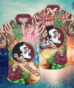 Florida State Seminoles NCAA Flower Hawaii Shirt For Fans Ver 1