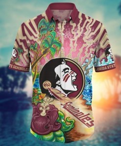 Florida State Seminoles NCAA Flower Hawaii Shirt For Fans Ver 1