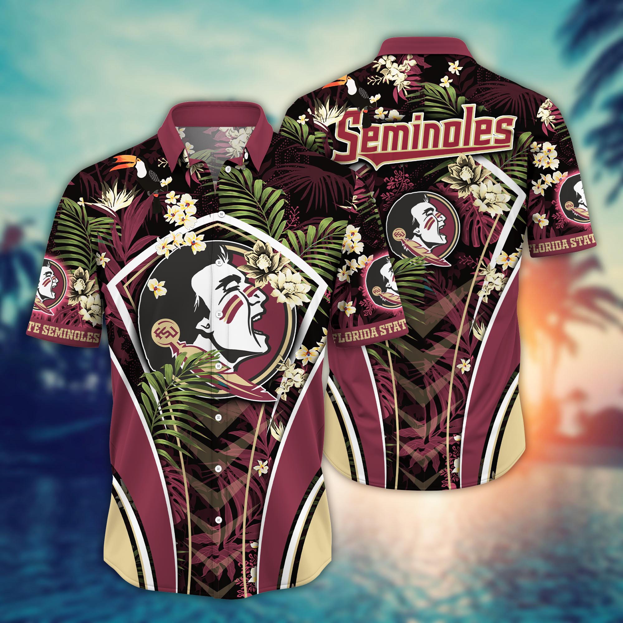 Florida State Seminoles NCAA Flower Hawaii Shirt For Fans Ver 16