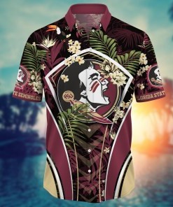 Florida State Seminoles NCAA Flower Hawaii Shirt For Fans Ver 16
