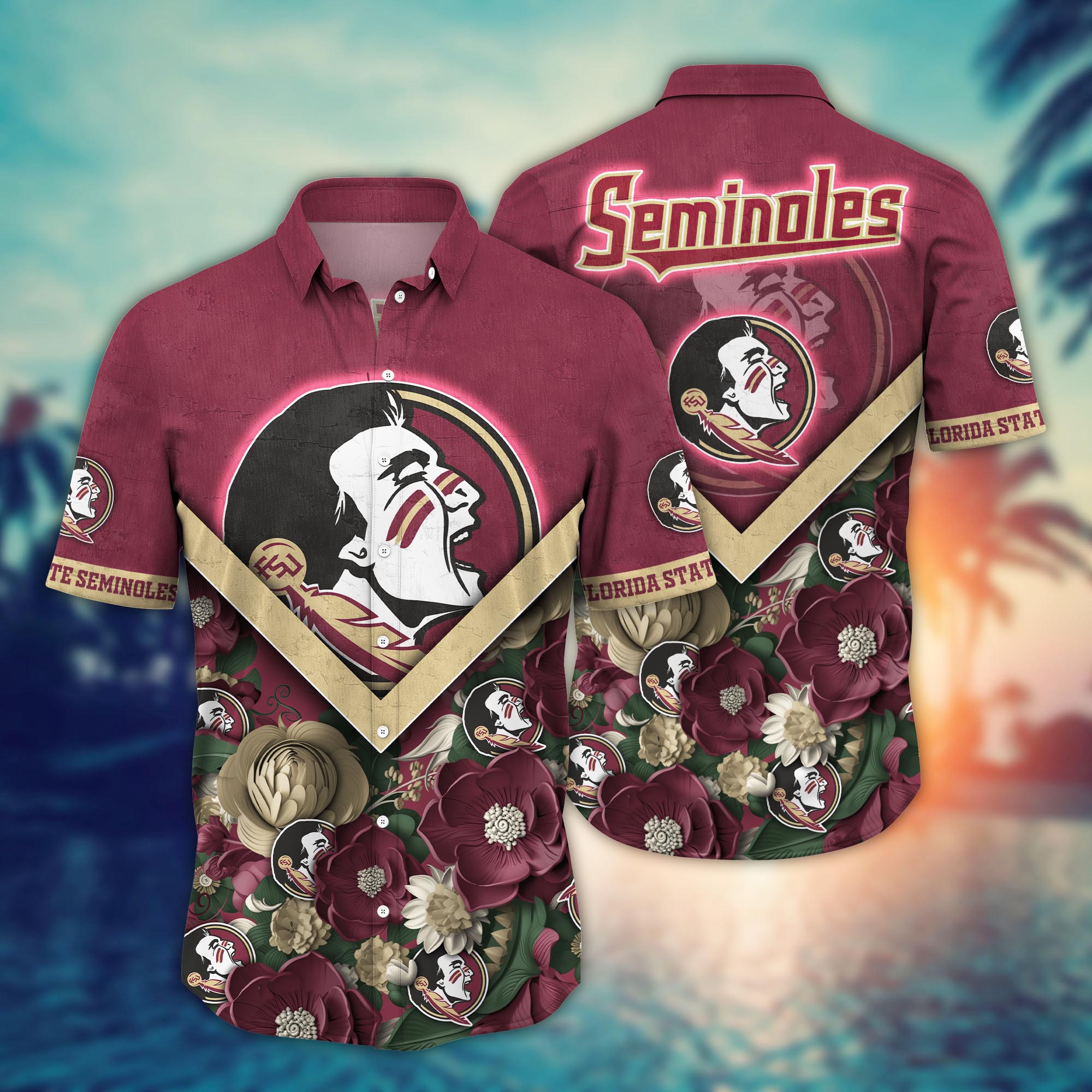 Florida State Seminoles NCAA Flower Hawaii Shirt For Fans Ver 17