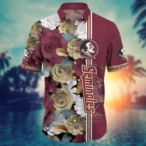 Florida State Seminoles NCAA Flower Hawaii Shirt For Fans Ver 21