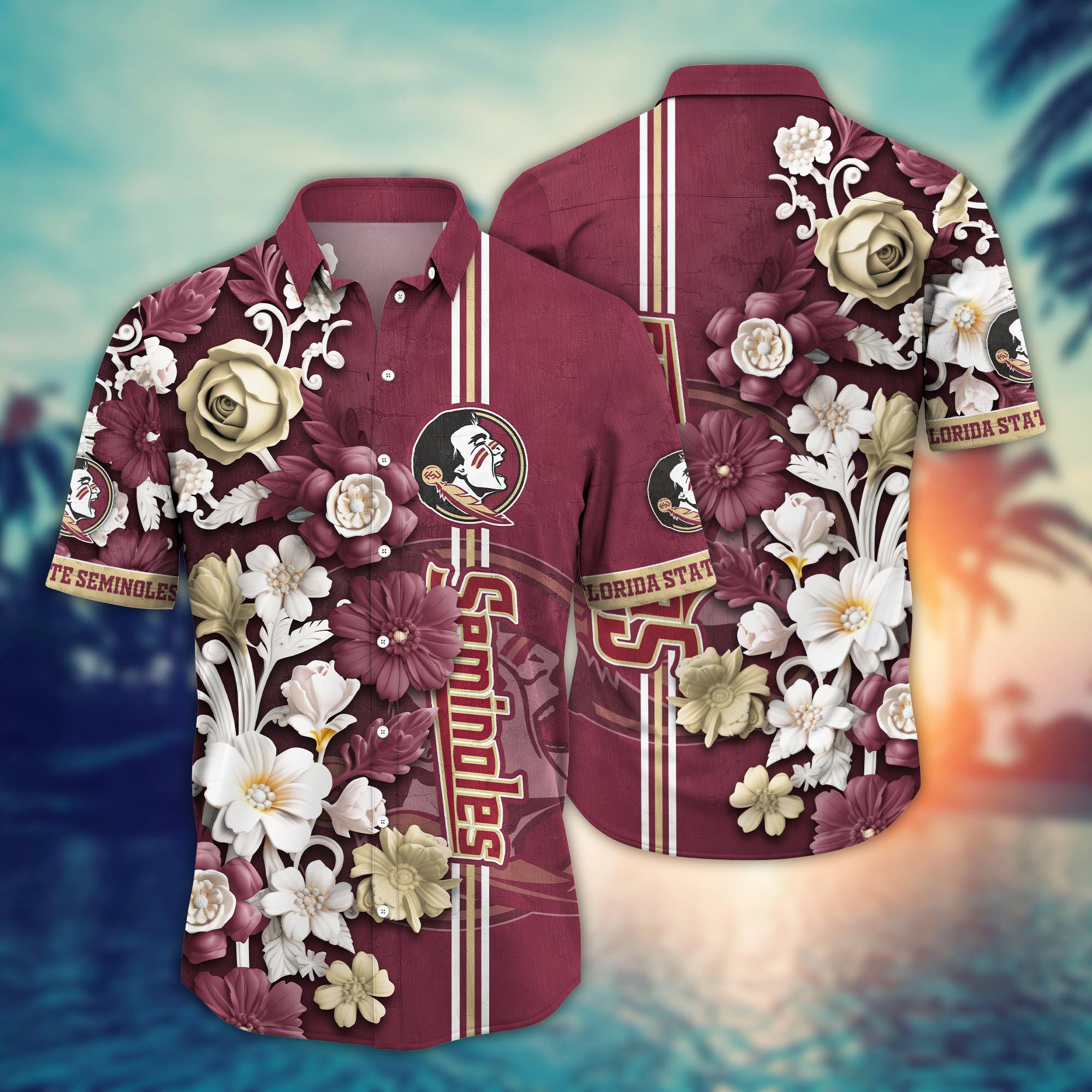 Florida State Seminoles NCAA Flower Hawaii Shirt For Fans Ver 22