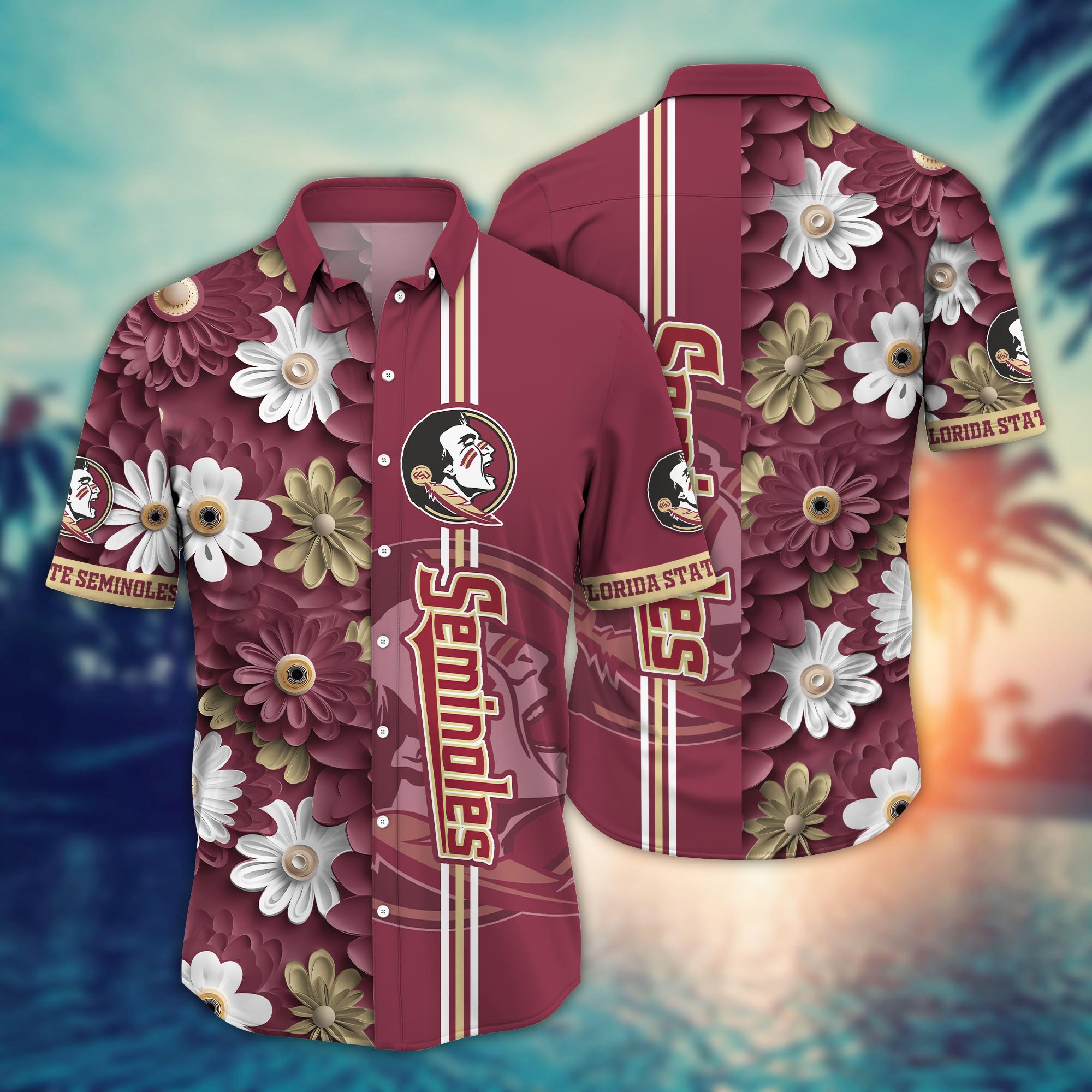 Florida State Seminoles NCAA Flower Hawaii Shirt For Fans Ver 25