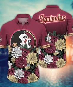 Florida State Seminoles NCAA Flower Hawaii Shirt For Fans Ver 26