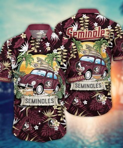 Florida State Seminoles NCAA Flower Hawaii Shirt For Fans Ver 34