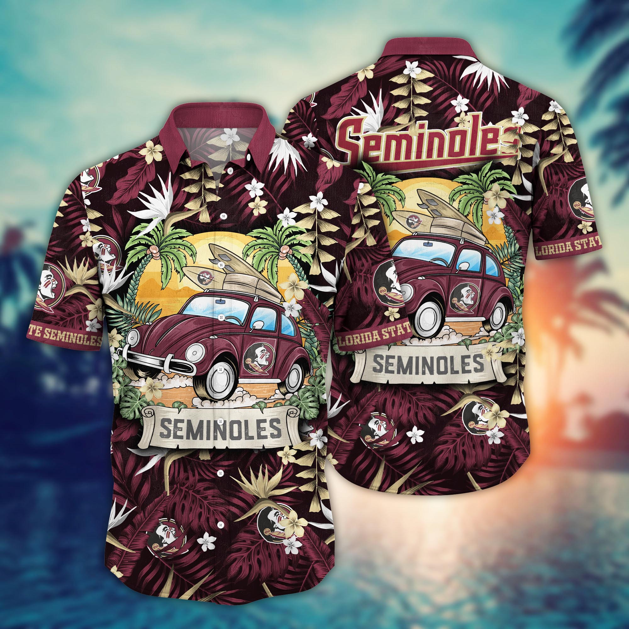 Florida State Seminoles NCAA Flower Hawaii Shirt For Fans Ver 34