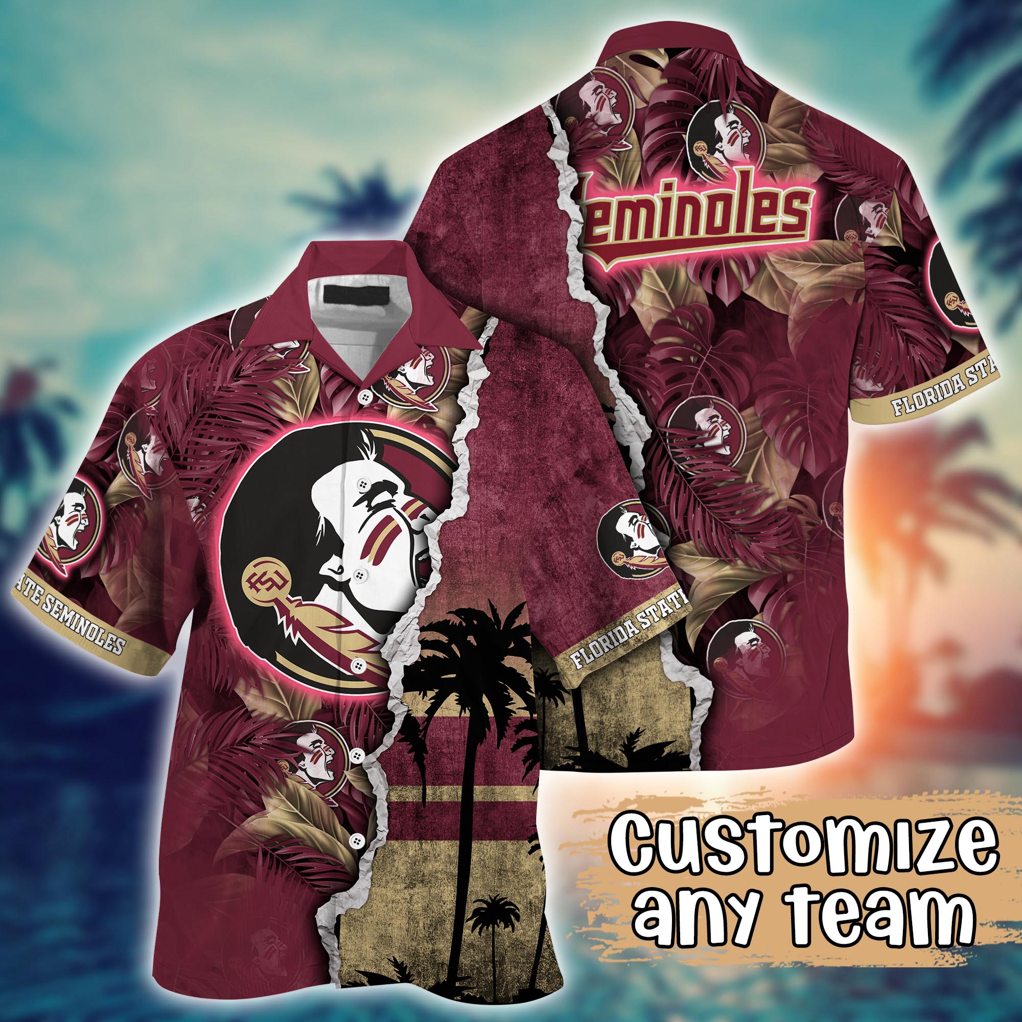 Florida State Seminoles NCAA Flower Hawaii Shirt For Fans Ver 35