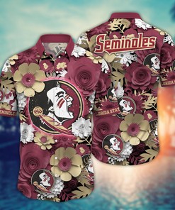 Florida State Seminoles NCAA Flower Hawaii Shirt For Fans Ver 36
