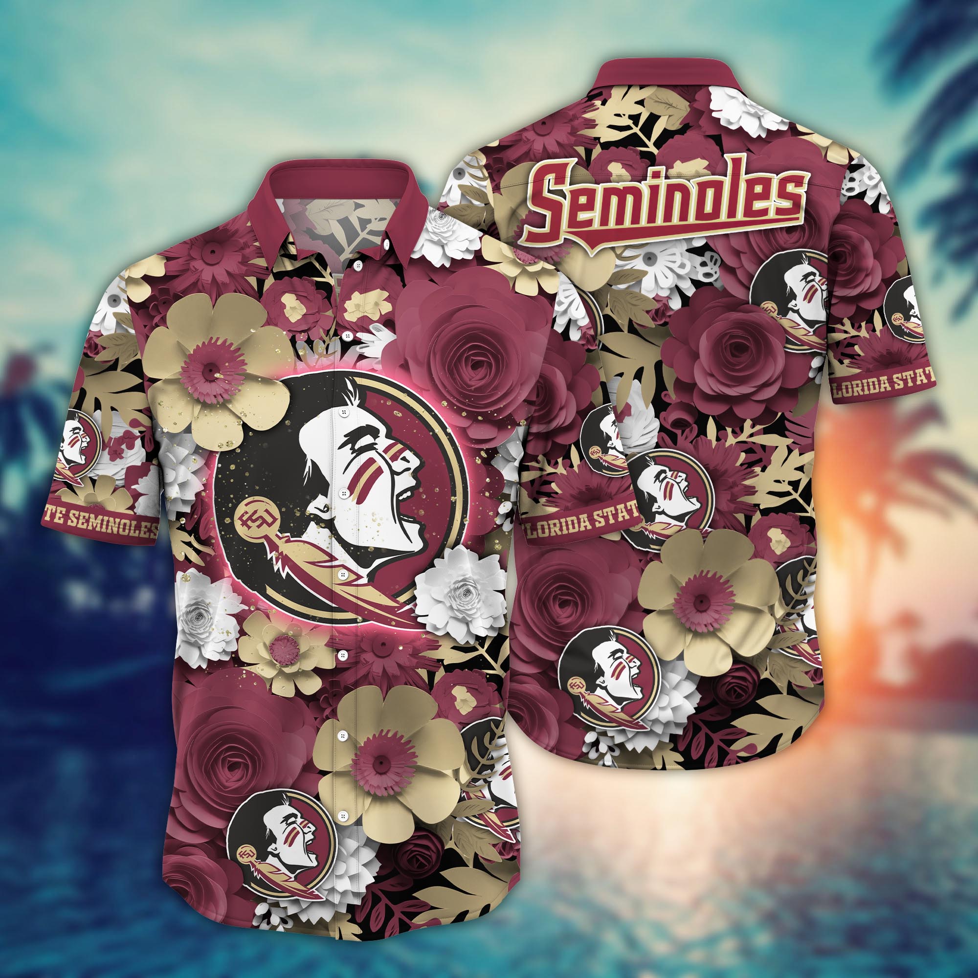 Florida State Seminoles NCAA Flower Hawaii Shirt For Fans Ver 36