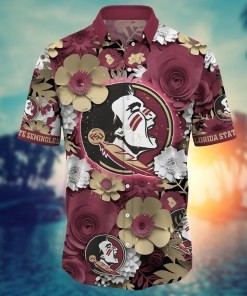 Florida State Seminoles NCAA Flower Hawaii Shirt For Fans Ver 36