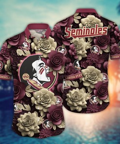 Florida State Seminoles NCAA Flower Hawaii Shirt For Fans Ver 37