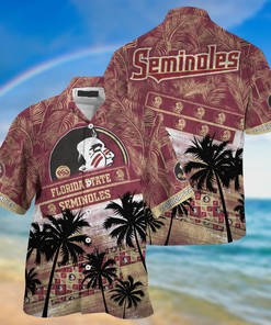 Florida State Seminoles NCAA Palm Tree Pattern Hawaii Shirt For Sports Fans