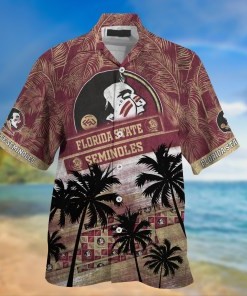 Florida State Seminoles NCAA Palm Tree Pattern Hawaii Shirt For Sports Fans