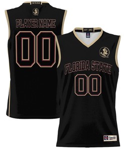 Florida State Seminoles NIL Men Basketball Custom Jersey - Black