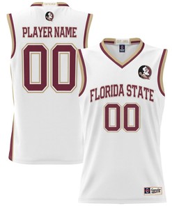Florida State Seminoles NIL Men Basketball Custom Jersey - White