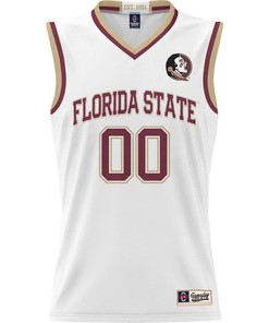 Florida State Seminoles NIL Men Basketball Custom Jersey - White