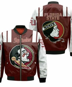 Florida State Seminoles Ncaa For Seminoles Lover 3D Bomber Jacket Model 2128