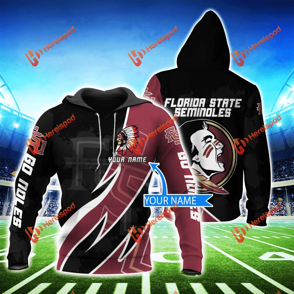 Florida State Seminoles Personalized 3D Hoodie Mht21042101