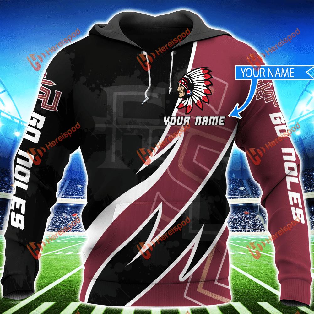 Florida State Seminoles Personalized 3D Hoodie Mht21042101
