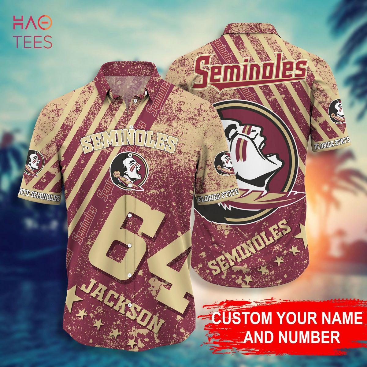 Florida State Seminoles Personalized Hawaiian Shirt