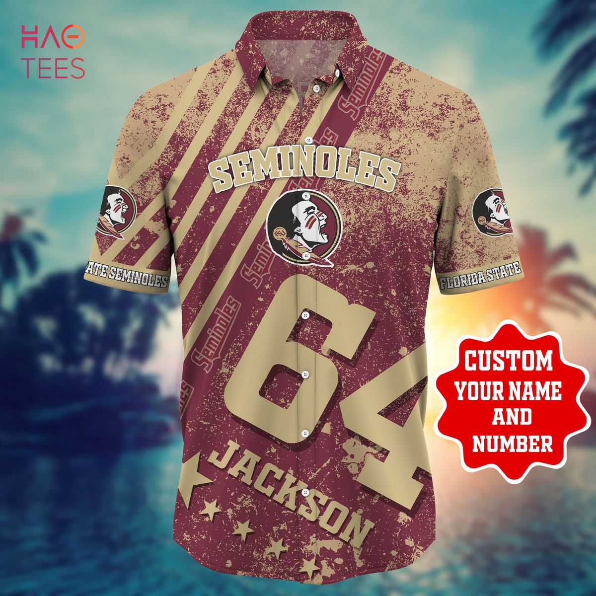 Florida State Seminoles Personalized Hawaiian Shirt