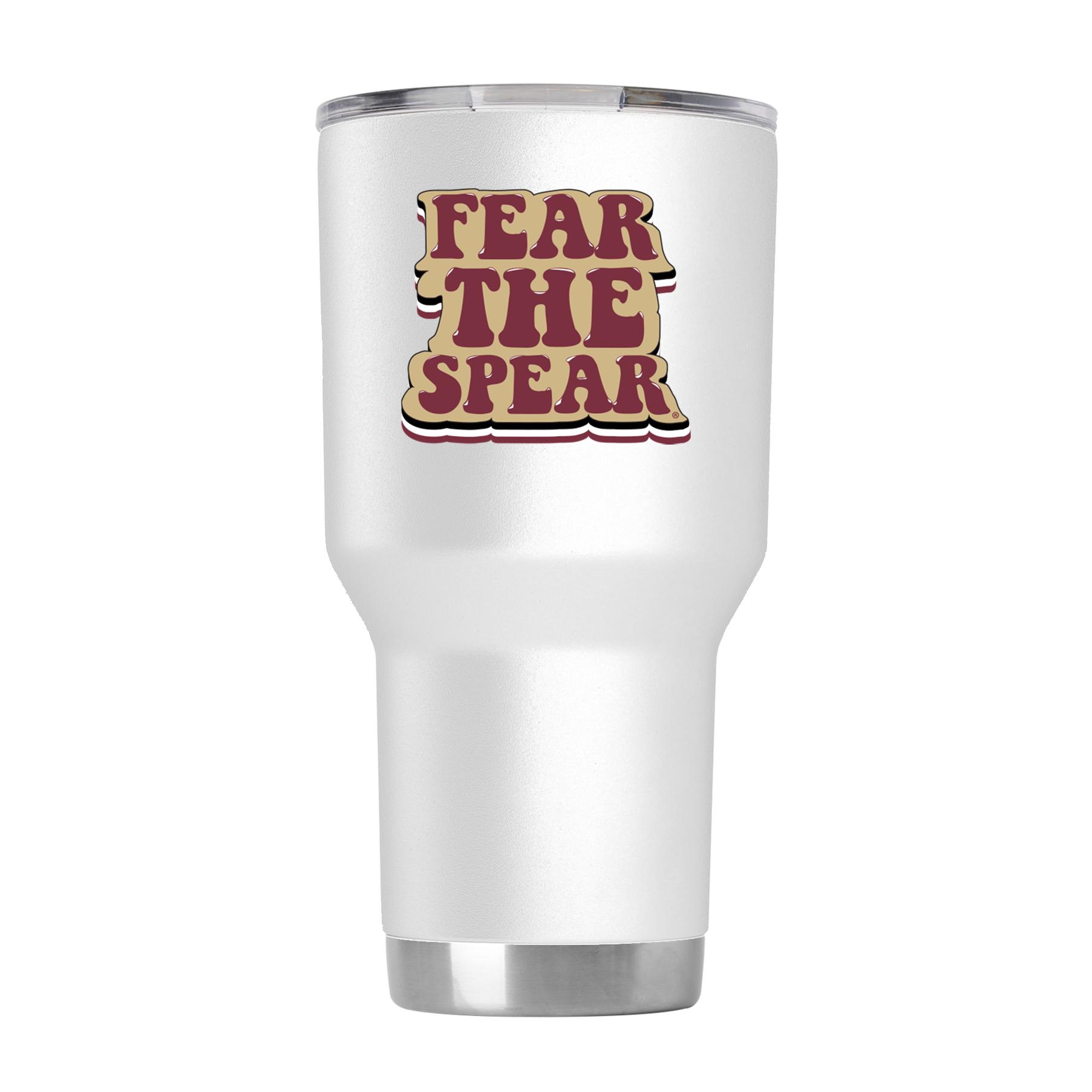 Florida State White Retro Tumbler