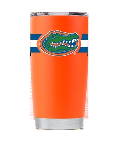 Florida Striped Orange Tumbler - Florida Striped Orange Tumbler, Exclusive Gift for Fans