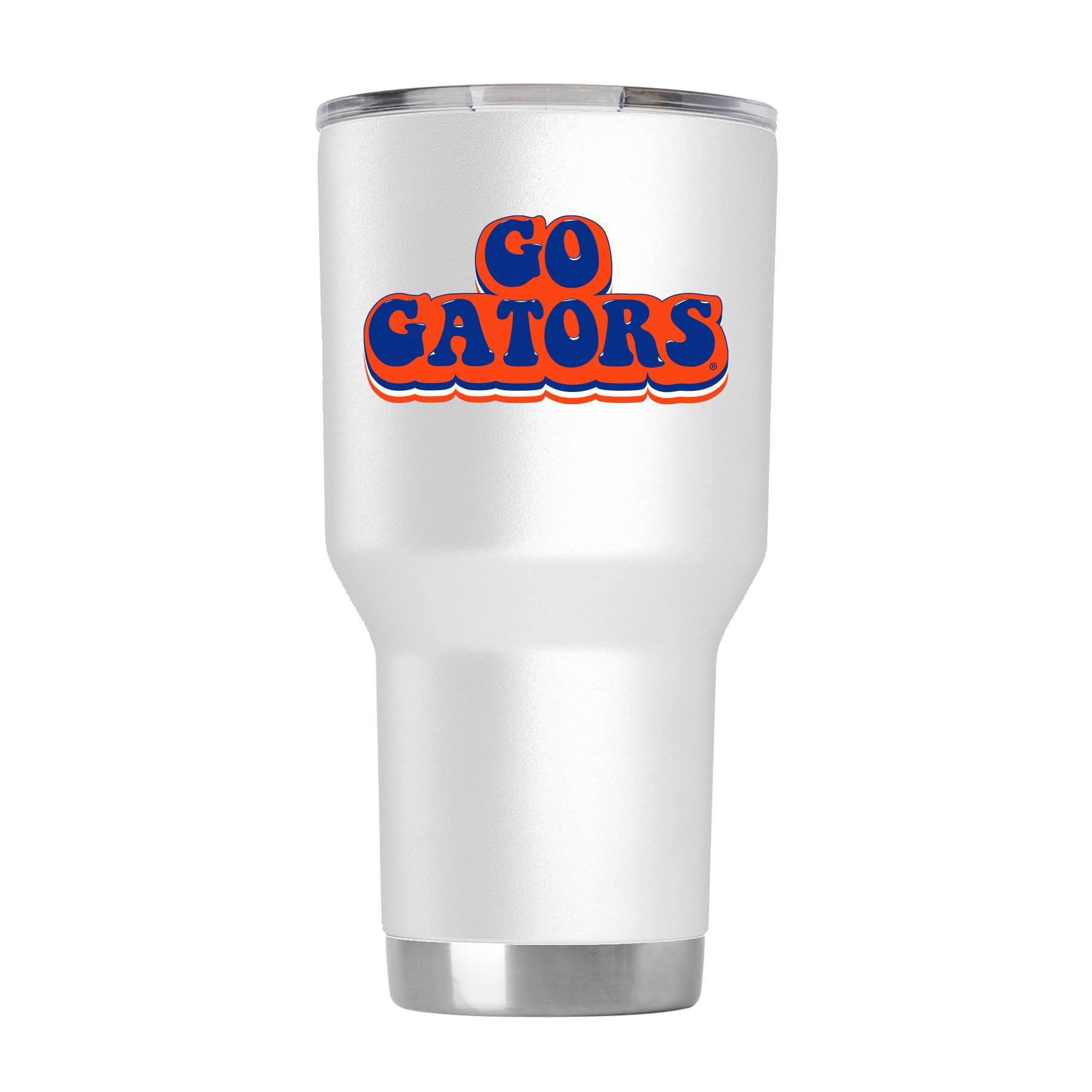 Florida White Retro Tumbler - Florida White Retro Tumbler, Perfect Gift for Fans