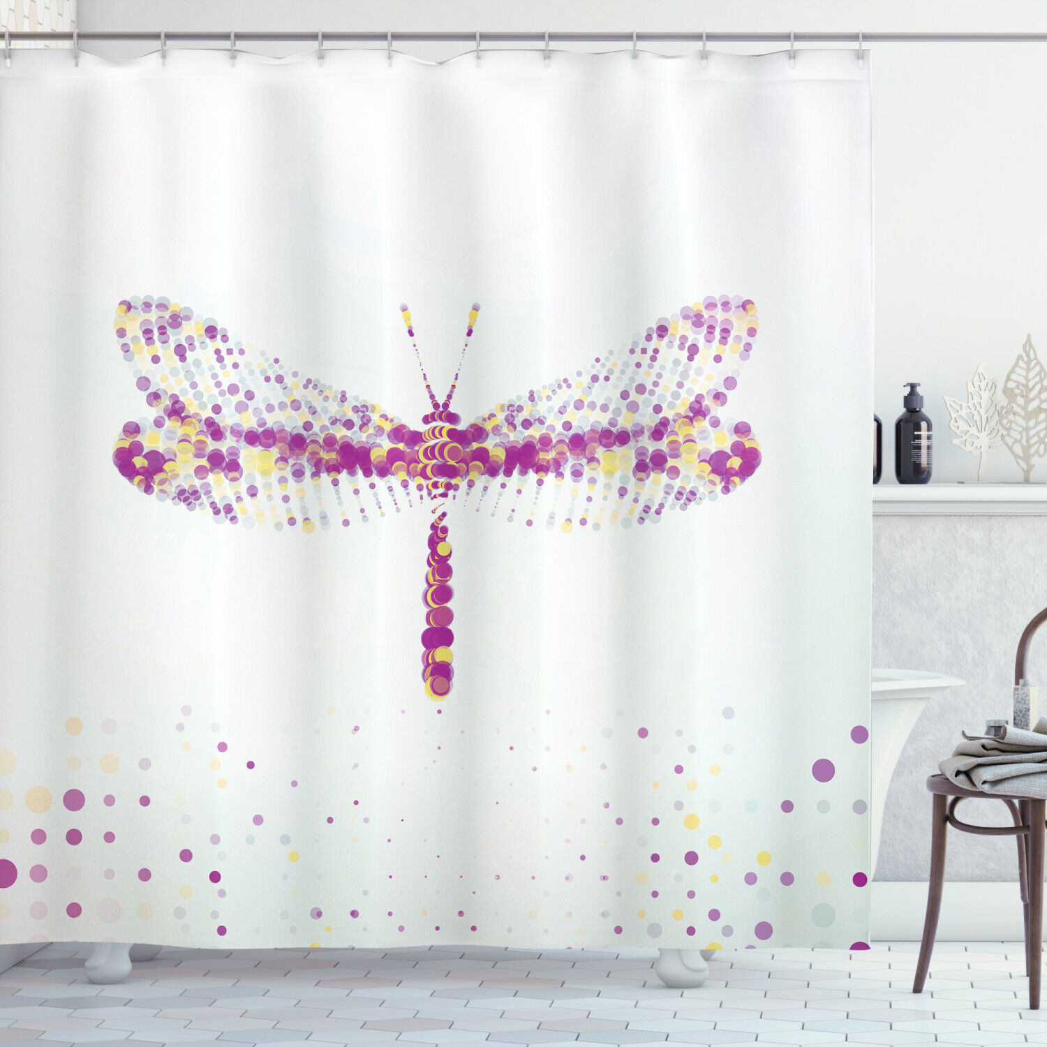 Celtic Dragonfly Shower Curtain NCU0NTD1496