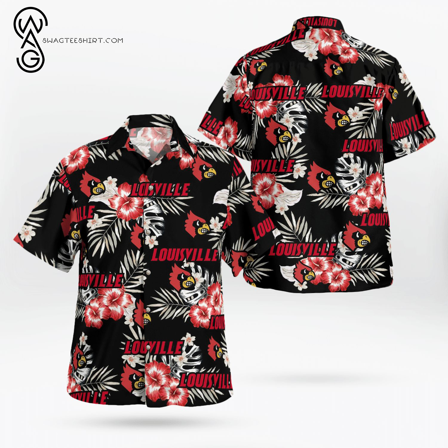 For Summer Louisville Cardinals Hawaiian Shirts