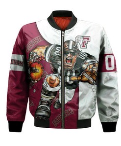 Fordham Rams Bomber Jacket Football Go On - NCAA