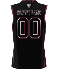 Fordham Rams NIL Men Basketball Custom Jersey - Black