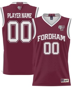 Fordham Rams NIL Men Basketball Custom Jersey - Maroon