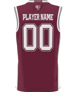 Fordham Rams NIL Men Basketball Custom Jersey - Maroon