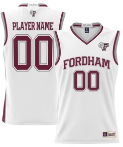 Fordham Rams NIL Men Basketball Custom Jersey - White