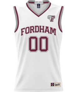 Fordham Rams NIL Men Basketball Custom Jersey - White
