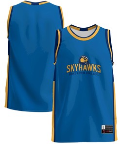 Fort Lewis College Skyhawks Basketball Jersey - Blue Ncaa