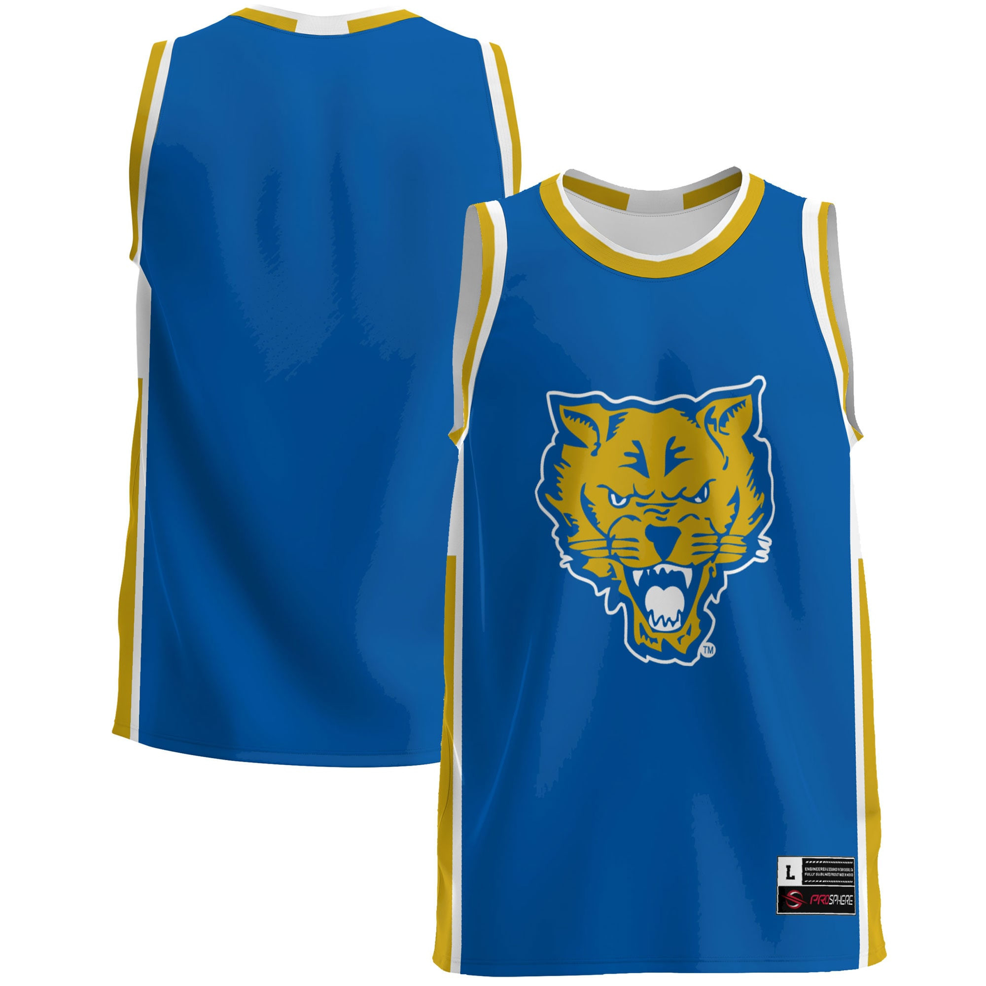Fort Valley State Wildcats Basketball Jersey - Blue Ncaa