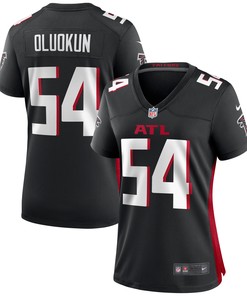 Foyesade Oluokun Atlanta Falcons Womens Game Jersey - Black Nfl